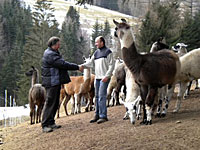Lama-Übergabe an Rudi Reiter