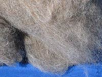 Brushed llama fleece
